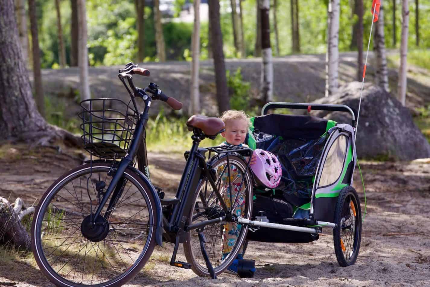 bob stroller bike attachment